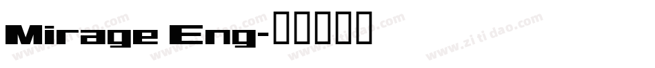 Mirage Eng字体转换